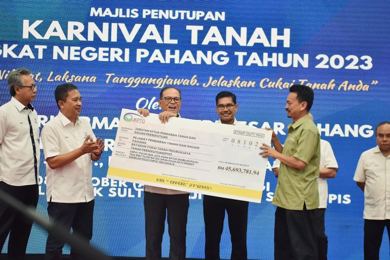 KARNIVAL TANAH PAHANG CATAT KUTIPAN RM259 JUTA