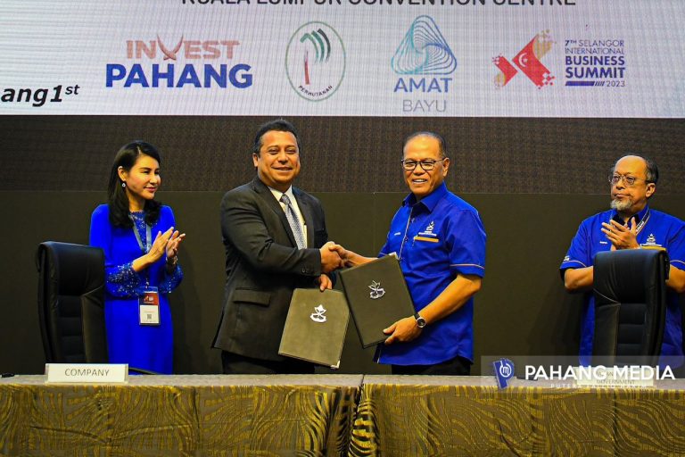 KERAJAAN PAHANG TERIMA PELABURAN BERNILAI RM2 BILION