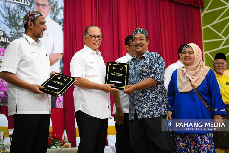 KERAJAAN PAHANG MINTA FELDA KAJI SEMULA PEMILIHAN KETUA PENEROKA