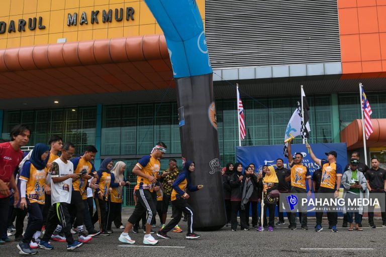 PENYERTAAN FUN RIDE, RUN MEMBERANGSANGKAN BUKTI RAKYAT PAHANG AKTIF SUKAN