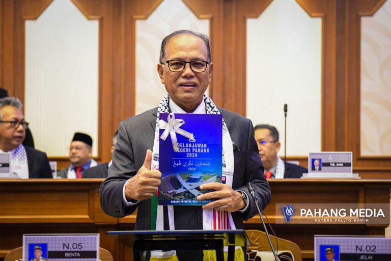 BELANJAWAN PAHANG 2024 : EMPAT KEJAYAAN UTAMA DORONG PEMBANGUNAN BERTERUSAN PAHANG