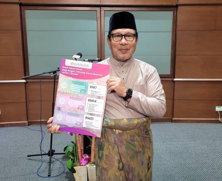 KADAR BAYARAN ZAKAT FITRAH PAHANG KEKAL RM7