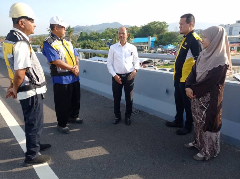 JEJAMBAT PERSIMPANGAN BUKIT SETONGKOL DIBUKA SEBELUM AIDILFITRI