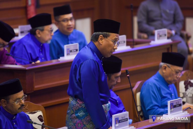 SIDANG DUN : PAHANG LAKSANA TRANSFORMASI KE ARAH EKONOMI BERASASKAN KHAZANAH