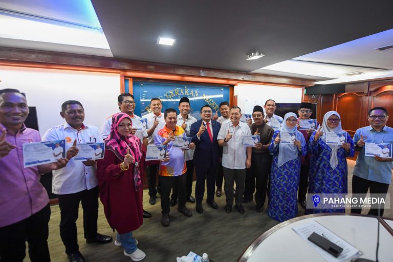 PAHANG SUMBANG RM240,000 BAGI PENTADBIRAN 12 BADAN KEPIMPINAN FELDA