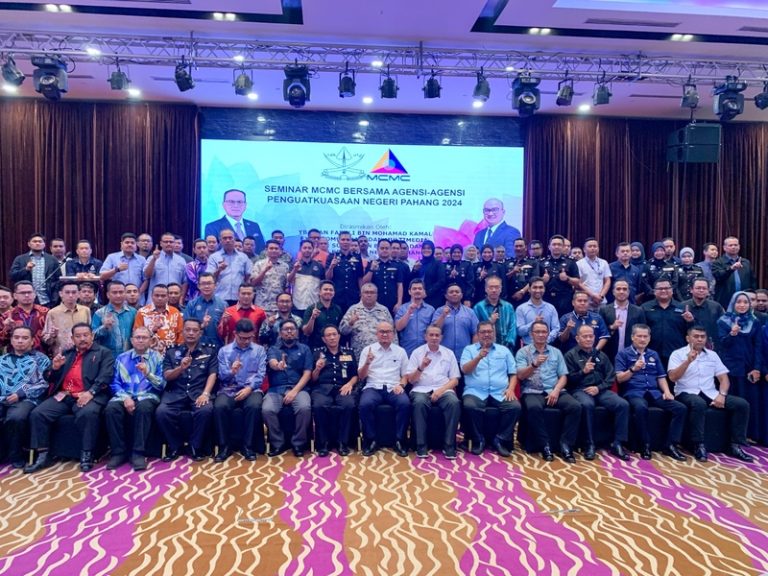 SEMINAR MCMC BERSAMA AGENSI PENGUATKUASAAN PAHANG DAPAT KUKUH JALINAN KERJASAMA