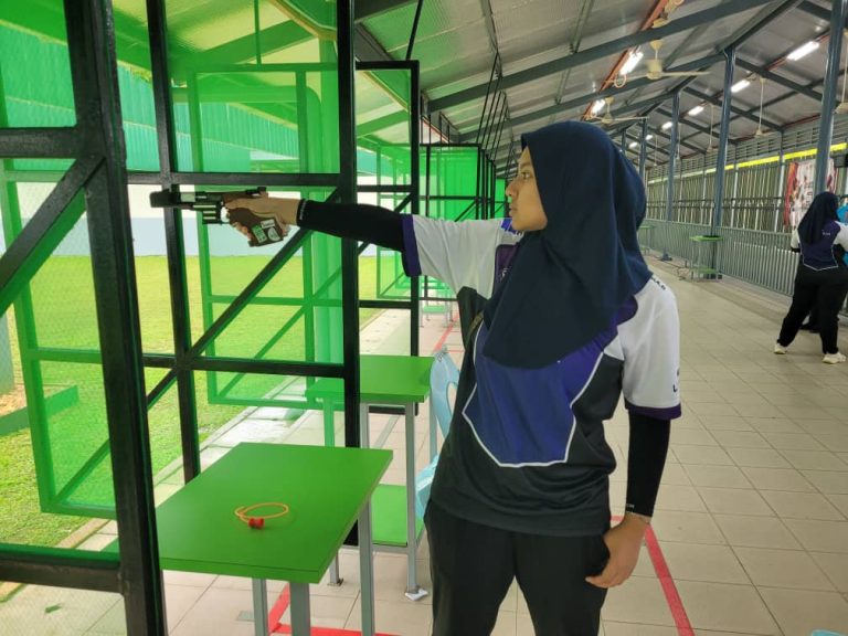 BEKAS ATLET WUSYU SUMBANG EMPAT EMAS SUKAN MENEMBAK