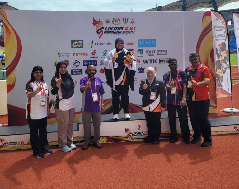 SUKMA SARAWAK : AIYANI HADIAH EMAS KEDUA SUKAN OLAHRAGA