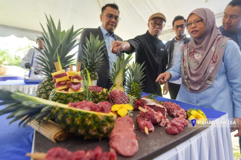 JABATAN VETERINAR PAHANG BINA PUSAT PEMINDAHAN SEMENTARA TERNAKAN BAGI HADAPI BANJIR