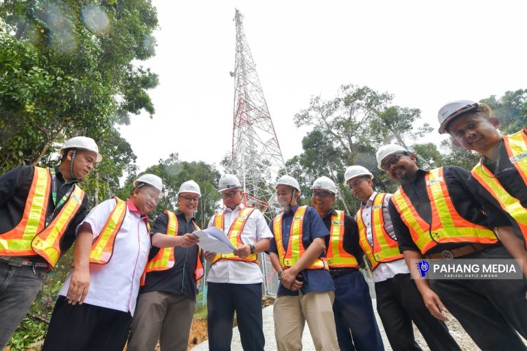 SEMUA 191 MENARA TELEKOMUNIKASI DI PAHANG SIAP DIBINA