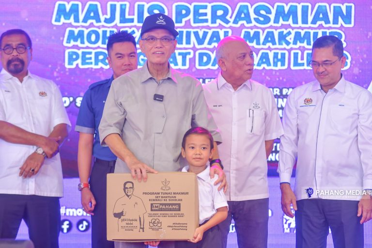 KERAJAAN NEGERI TERUSKAN TUNAS MAKMUR DENGAN PERUNTUKAN RM9 JUTA