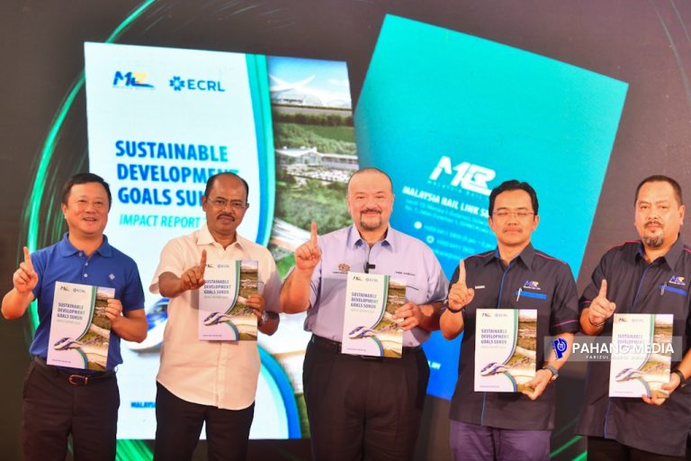 KEMAJUAN PROJEK ECRL CAPAI TAHAP 78.5 PERATUS