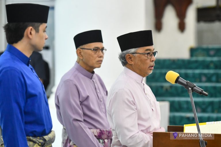 SULTAN PAHANG NASIHAT SEMUA PIHAK TIDAK PERBESARKAN ISU BOLEH GUGAT KEHARMONIAN