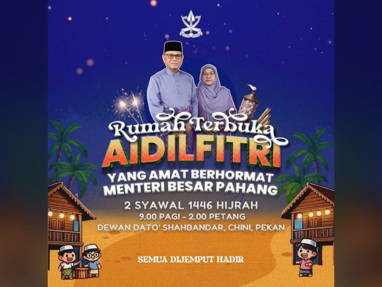RAKYAT DIJEMPUT MERIAHKAN RUMAH TERBUKA AIDILFITI YAB MENTERI BESAR DI CHINI
