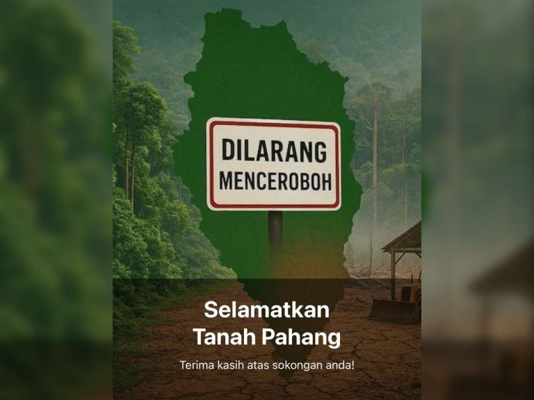 OPERASI KEBUN HARAM : MTSP MULAKAN PETISYEN TANDA SOKONGAN KEPADA KERAJAAN NEGERI