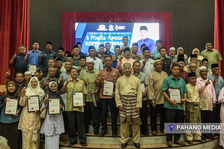 11 KOPERASI PAHANG DUDUKI SENARAI TOP 100 INDEKS KOPERASI TERBAIK MALAYSIA