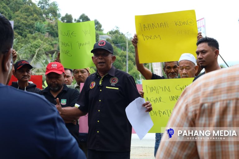PENDUDUK SUNGAI KLAU SOKONG PENUH TINDAKAN PENGUATKUASAAN KE ATAS PEKEBUN HARAM