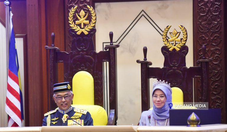 KDPB SULTAN PAHANG ZAHIR RASA SUKACITA PRESTASI EKONOMI NEGERI