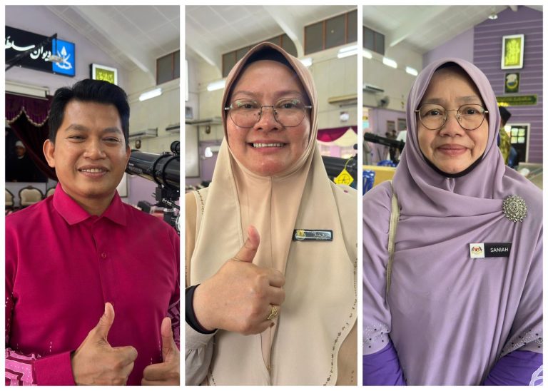 GURU SMA LAHIR RASA TERHARU SUMBANGAN TELESKOP BAGI KEGUNAAN PELAJAR