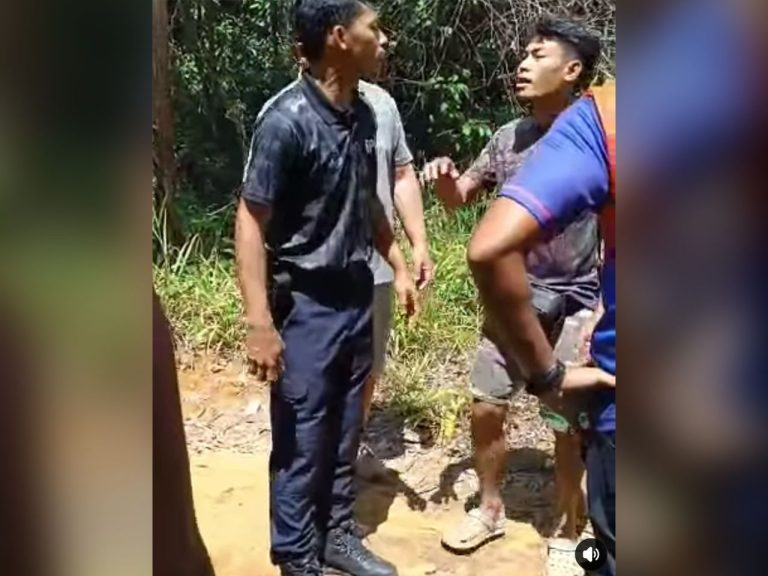 INSIDEN PERTELINGKAHAN ORANG ASLI KAMPUNG ARONG DENGAN POLIS SELESAI SECARA DAMAI