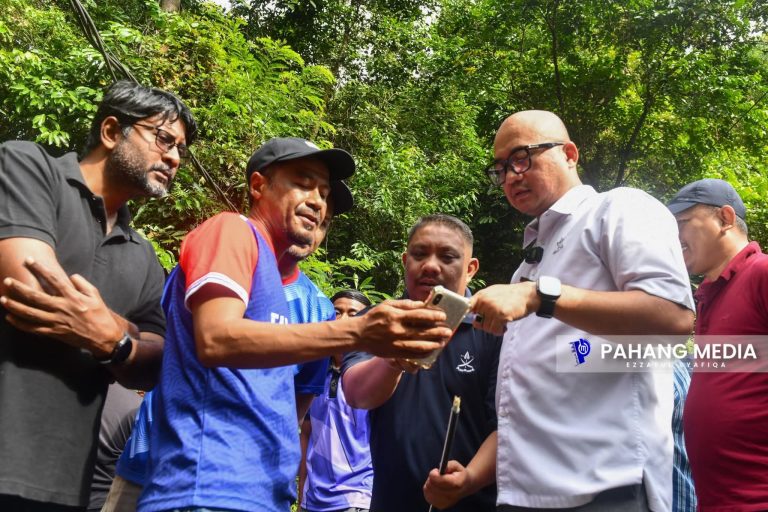 KERJA PENGGANTIAN KABEL FRP BERMULA DI KAMPUNG GUSAI HARI INI