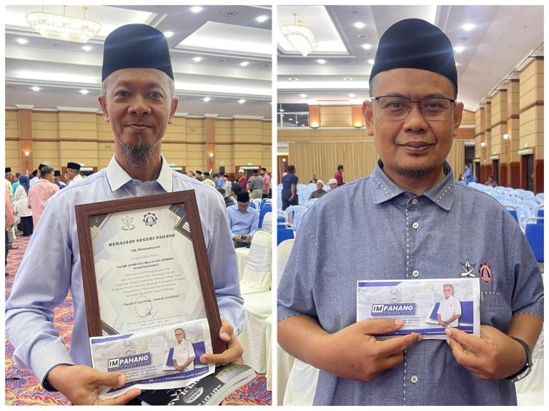 SUMBANGAN KERAJAAN PAHANG BANTU PENGURUSAN MASJID