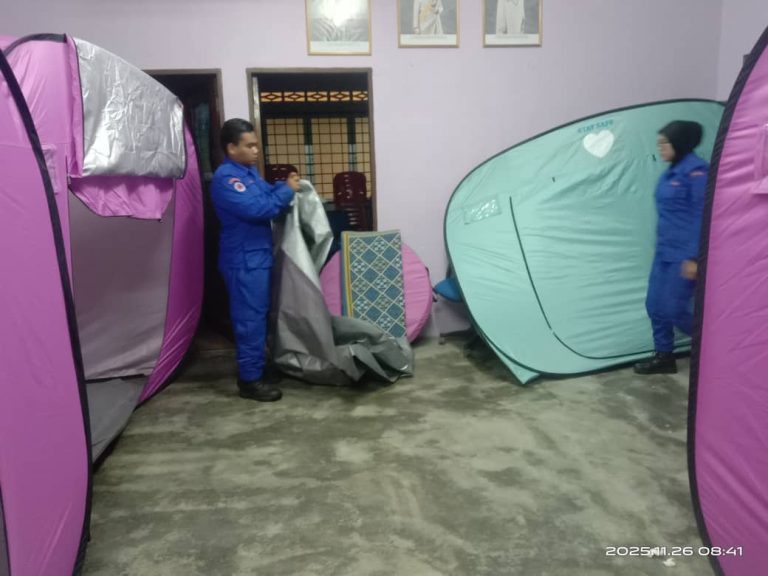 PPS DI RAUB DITUTUP, SEMUA MANGSA BANJIR DIBENARKAN PULANG