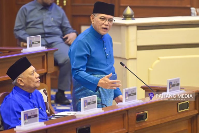 Sidang DUN : Kerajaan Pahang perkenal beberapa inisiatif langkah Pahang bantu rakyat