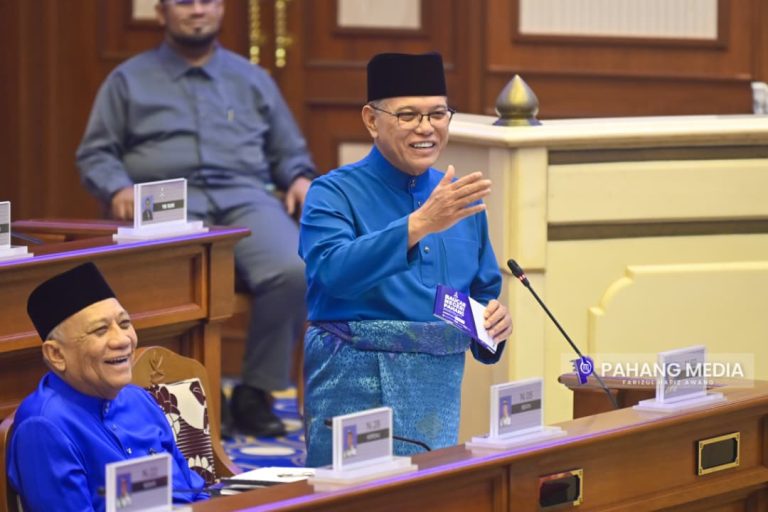 Sidang DUN : 300,000 rakyat terima manfaat daripada pelbagai inisiatif Kerajaan Pahang