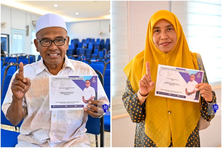 “Saya tak sangka, tak dapat nak cakap rasa tu” -penerima sumbangan Kerajaan Negeri