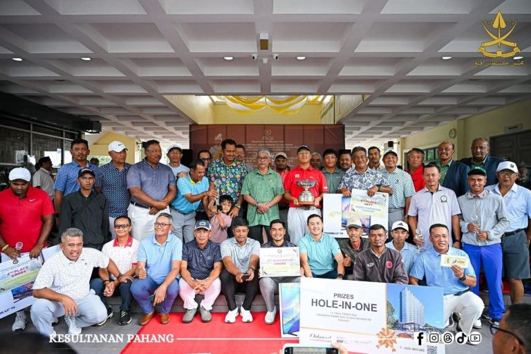KDPB Sultan Pahang berkenan sempurnakan Majlis Pengurniaan Hadiah Kejohanan Golf Amatur Terbuka Cameron Highlands Ke-27