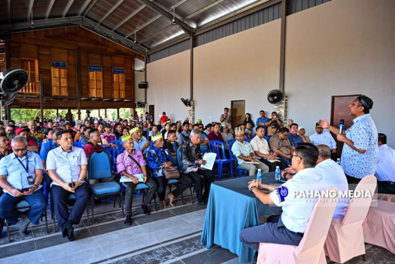 Kerajaan Pahang komited selesai isu tanah Orang Asli, percepat pewartaan kampung
