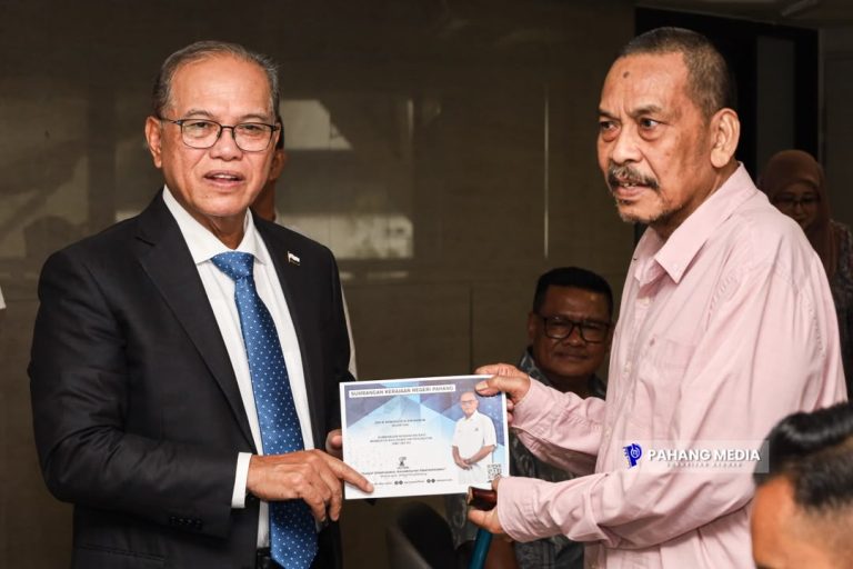 Sumbangan Kerajaan Pahang beri kelegaan kepada rakyat
