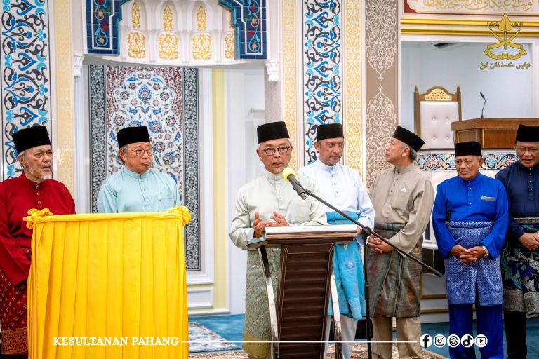 Masjid Al-Sultan Abdullah jadi pemangkin pembangunan Telok Melano- KDPB Sultan Pahang