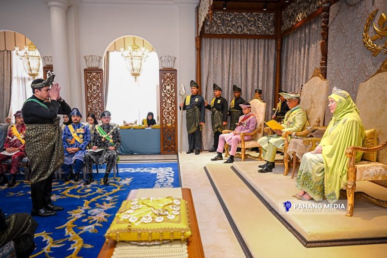 Pelantikan Dato’ Mohamad Nizar sebagai Orang Kaya Indera Shahbandar perkukuh Institusi Orang Besar Negeri Pahang