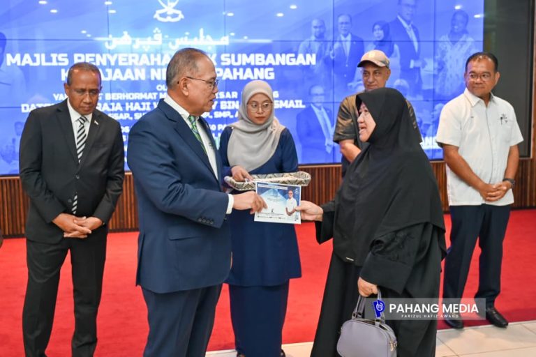 44 penerima sumbangan berjumlah RM245,180, bukti kecekapan urus kewangan negeri