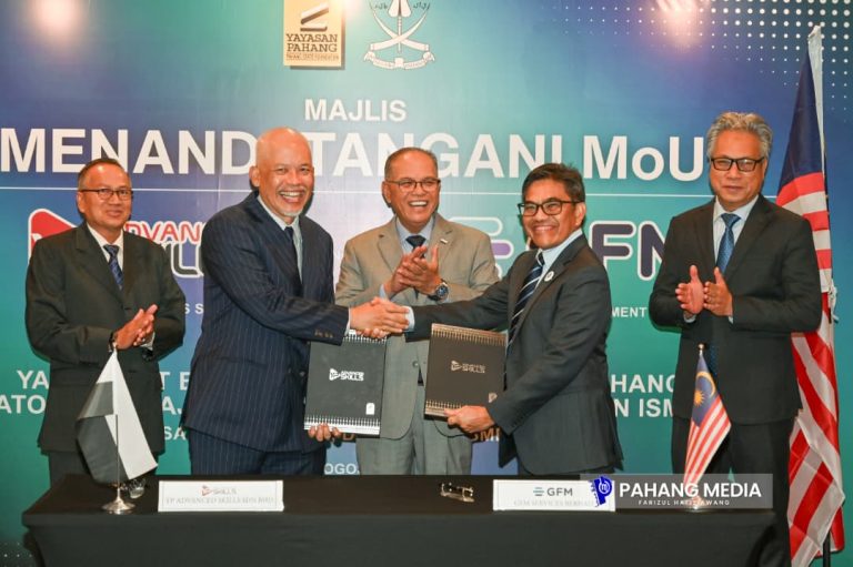 MoU YPAS-GFM buka peluang pekerjaan belia Pahang dalam sektor industri