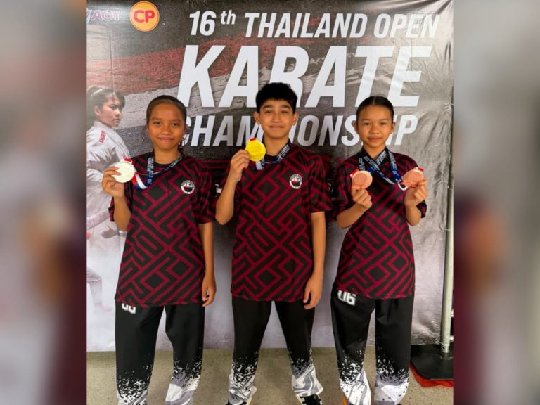 Tiga anak Pahang raih empat pingat di 16th Thailand Open Karate Championship 2026