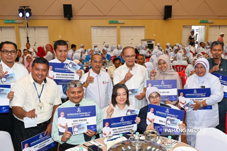Kerajaan Negeri peruntuk RM1.187 juta santuni petugas kesihatan Pahang