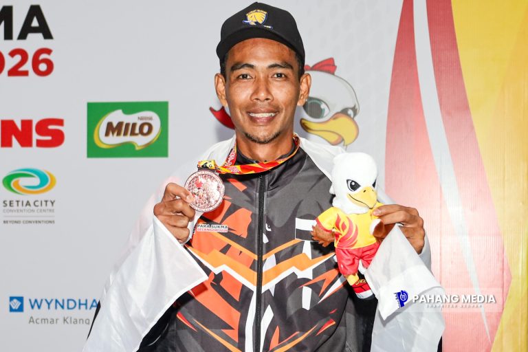 Para SUKMA 2026 : Mohd Shaari hadiahkan dua pingat buat Pahang