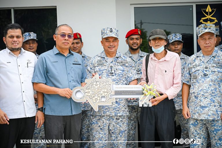 KDPB Sultan Pahang kurnia rumah, bantuan baik pulih rumah mangsa kebakaran di Taman Impian