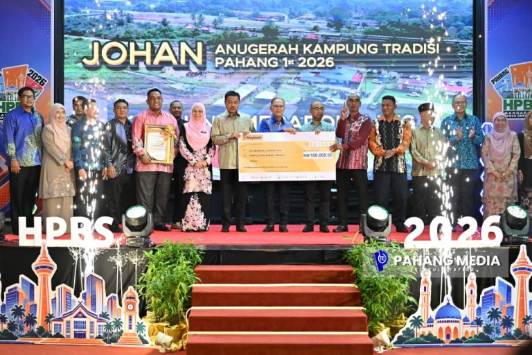 Pahang tambah peruntukan Anugerah Kampung Pahang 1st kepada RM300,000