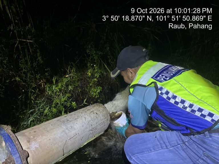 Kerajaan Negeri Pahang ambil tindakan pantas isu pencemaran Sungai Gali, Sungai Lampan