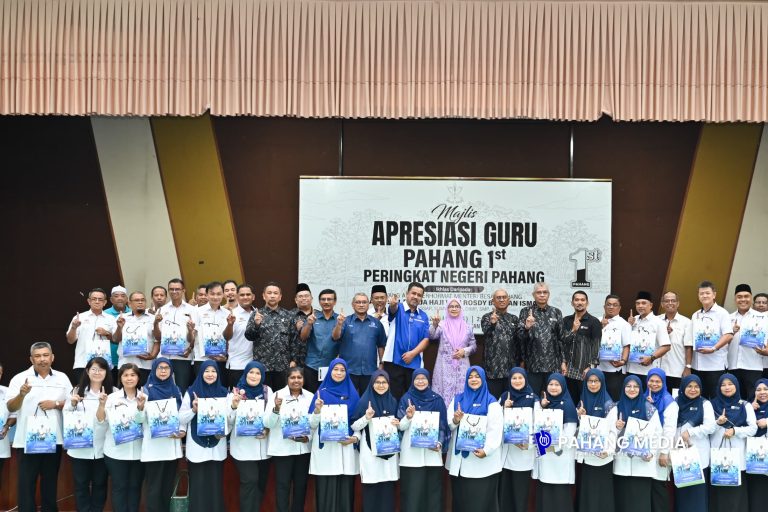 Hasil negeri kembali kepada rakyat, Pahang 1st bukan retorik