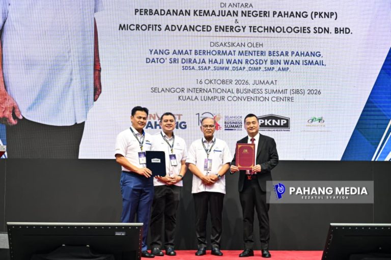 Pahang catat pelaburan komited bernilai RM421 juta di SIBS 2026