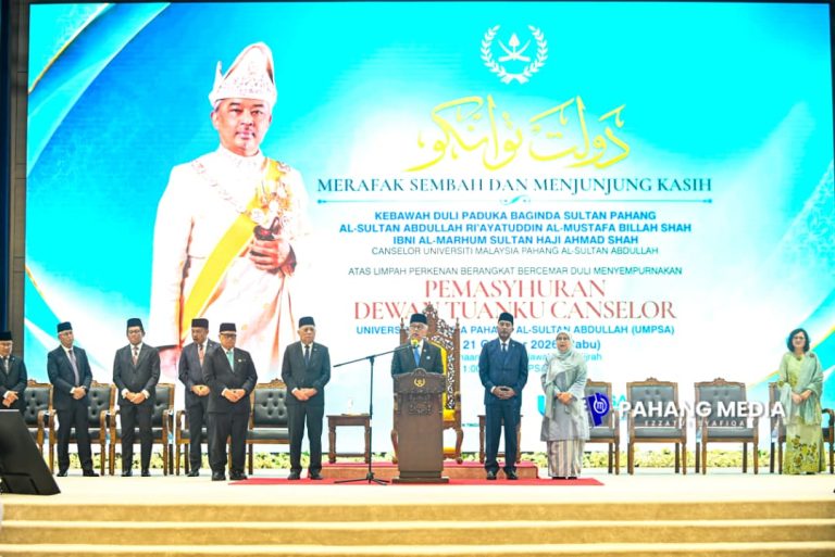 Sultan Pahang bimbang gejala sosial, budaya kebencian dalam kalangan generasi muda