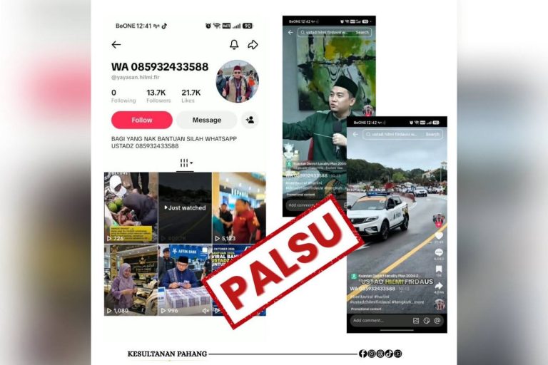 Istana Pahang nafi dakwaan tular libatkan Tengku Mahkota Pahang ke Indonesia